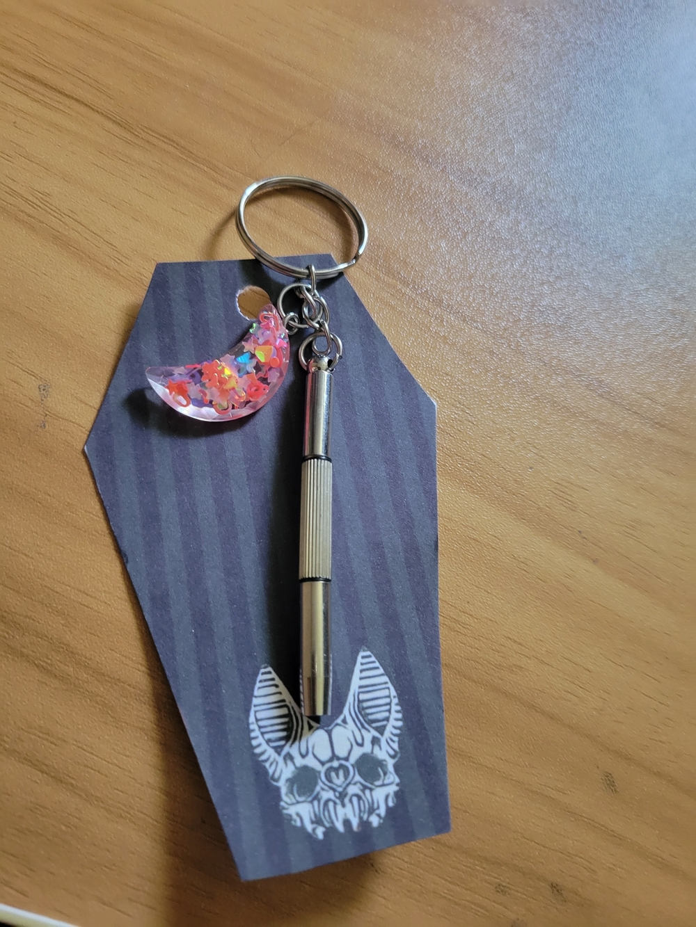 💀NEW💀Hand Crafted Eye Glass Screw Driver Keychain